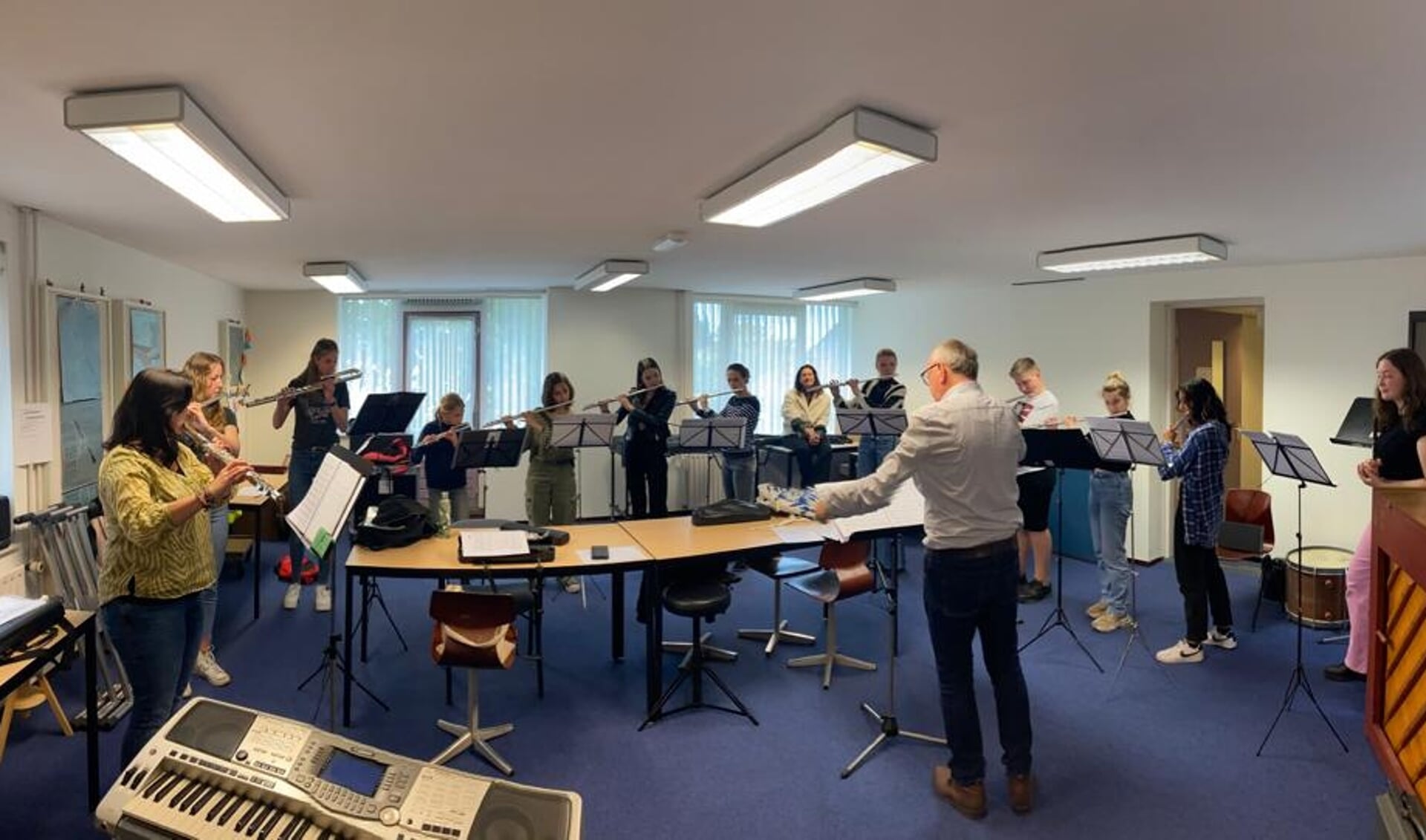 Repetitiedag zaterdag 6 mei. FOTO: Otte Sweers - van Ham.