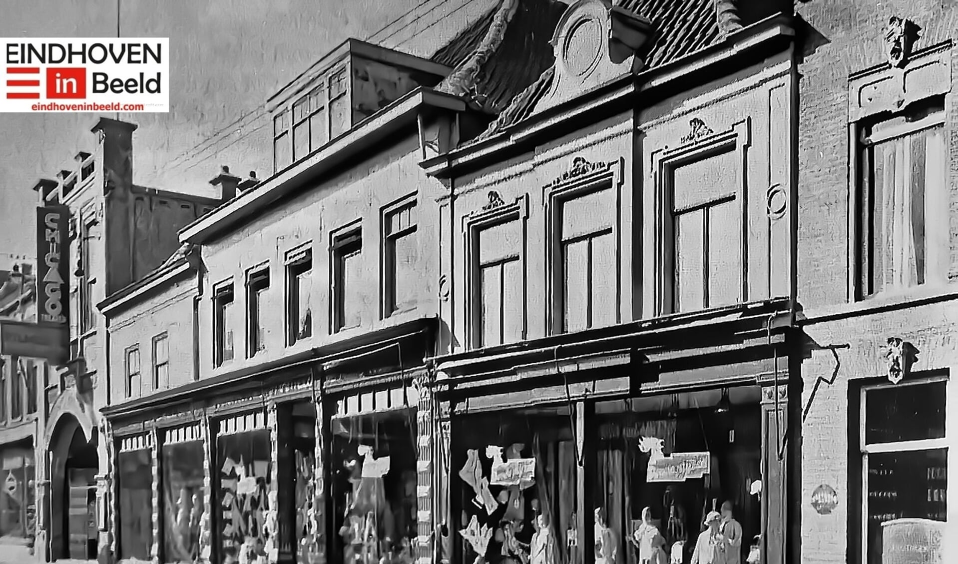 Magazijn De Zon in de Rechtestraat in 1925. FOTO: (EIB13876).