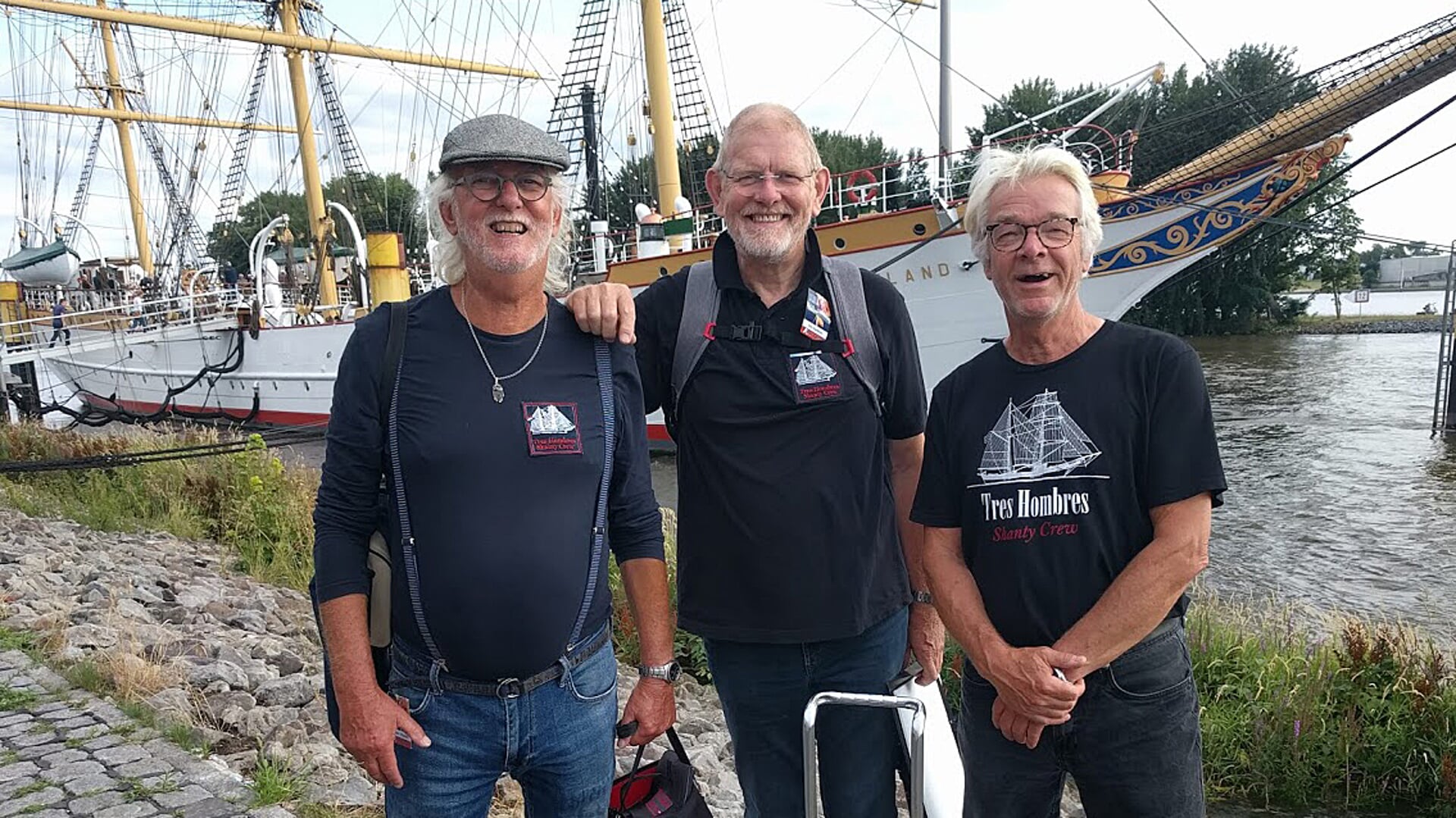 Vlnr.: Adrian Snoodijk, Walther van Heeswijk en Horst Rickels. 