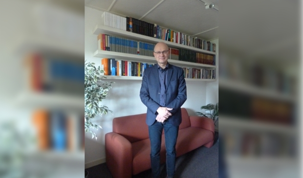 Predikant Kasper Kruithof van de Vrije Evangelische Gemeente in Oldebroek.
