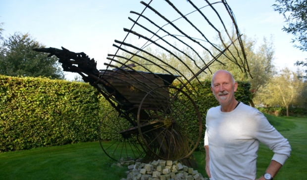 <p> Schilder, beeldhouwer en kunstenaar Willem Butlman uit Oldebroek. </p>