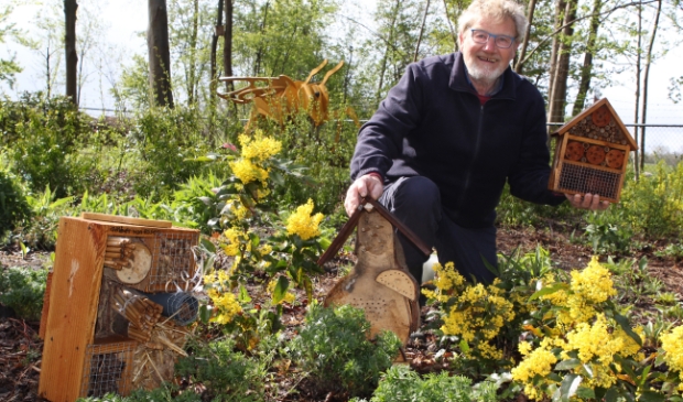 Dick Hup, lid van Groentje en bestuurslid Imkersvereniging Wezep-Hattem-Oldebroek