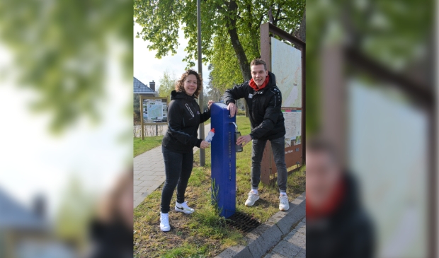 <p>Laura Daanen en Matthijs Bastiaan geven alvast het goede voorbeeld</p>