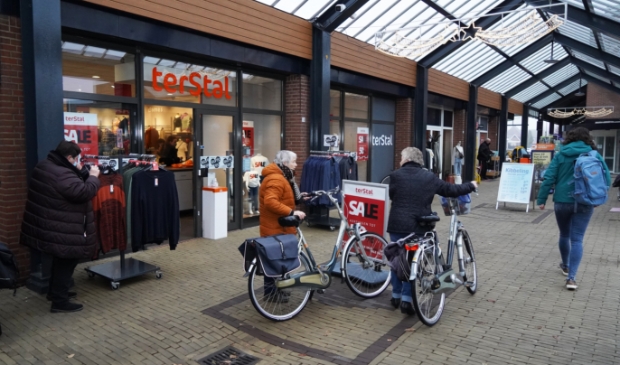 <p>Het winkelcentrum van Wezep.</p>