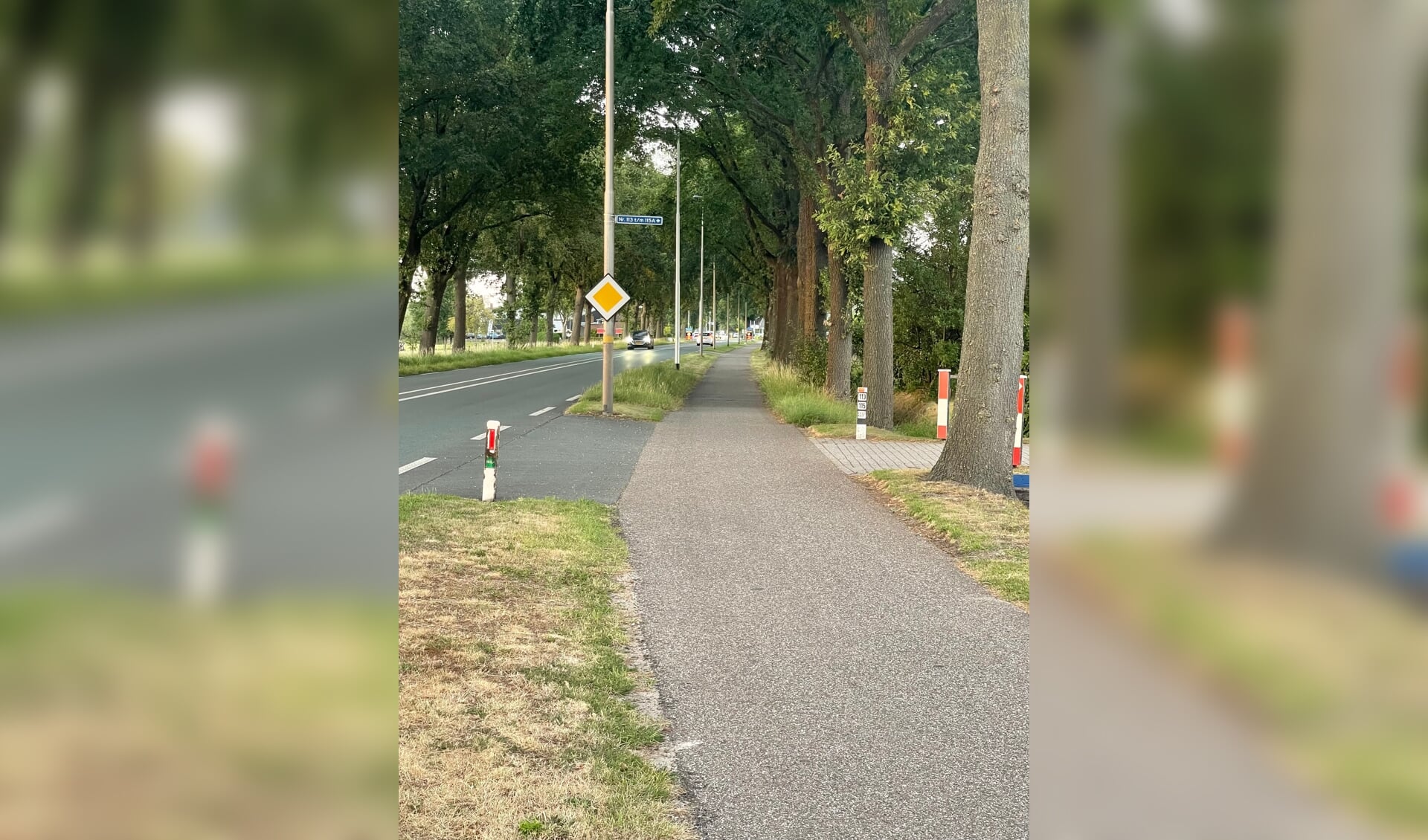 Het fietspad langs de Zuiderzeestraatweg moet onderdeel uit gaan makenvan de snelfietsroute tussen Zwolle en Amersfoort.