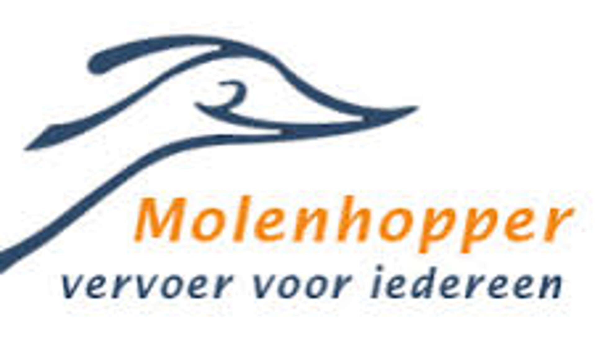 • Het logo van de Molenhopper.