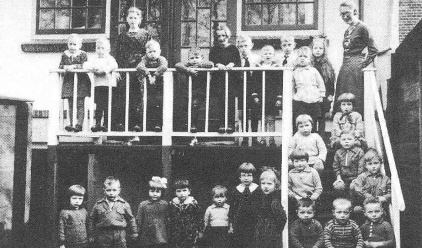 Het oude bewaarschooltje in Oudewater. Foto ontvangen van Kees van Zandwijk.