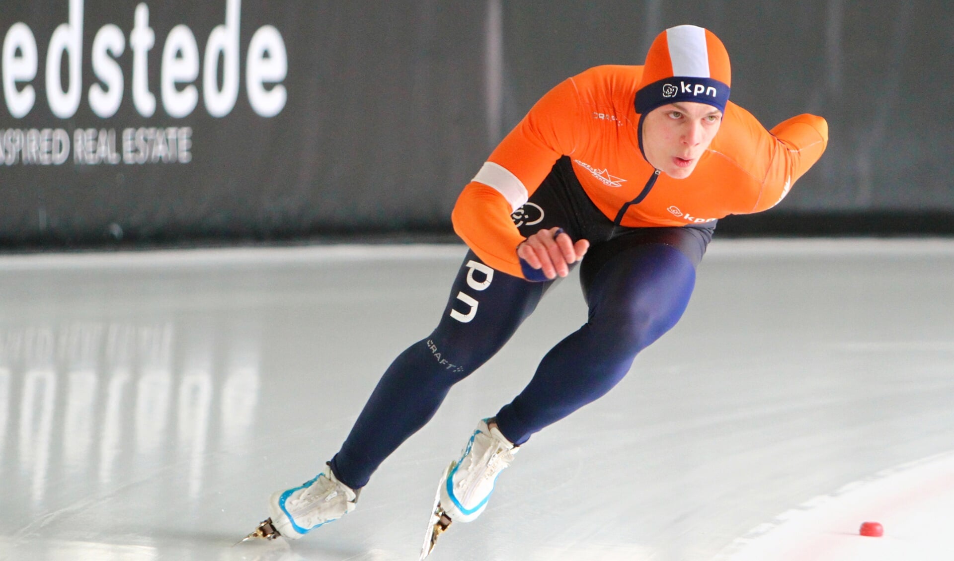 • Noa Romeijn eindigde als tiende op het NK-sprint voor junioren. (foto: Martin Romeijn)