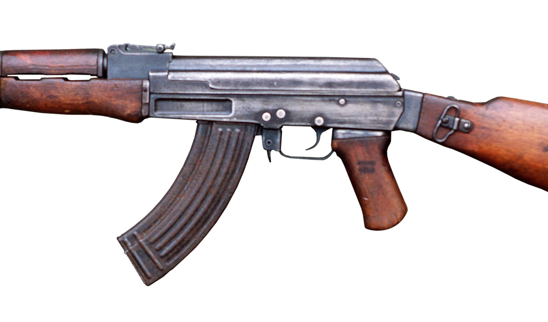 • Een AK-47. Bron: Wikipedia