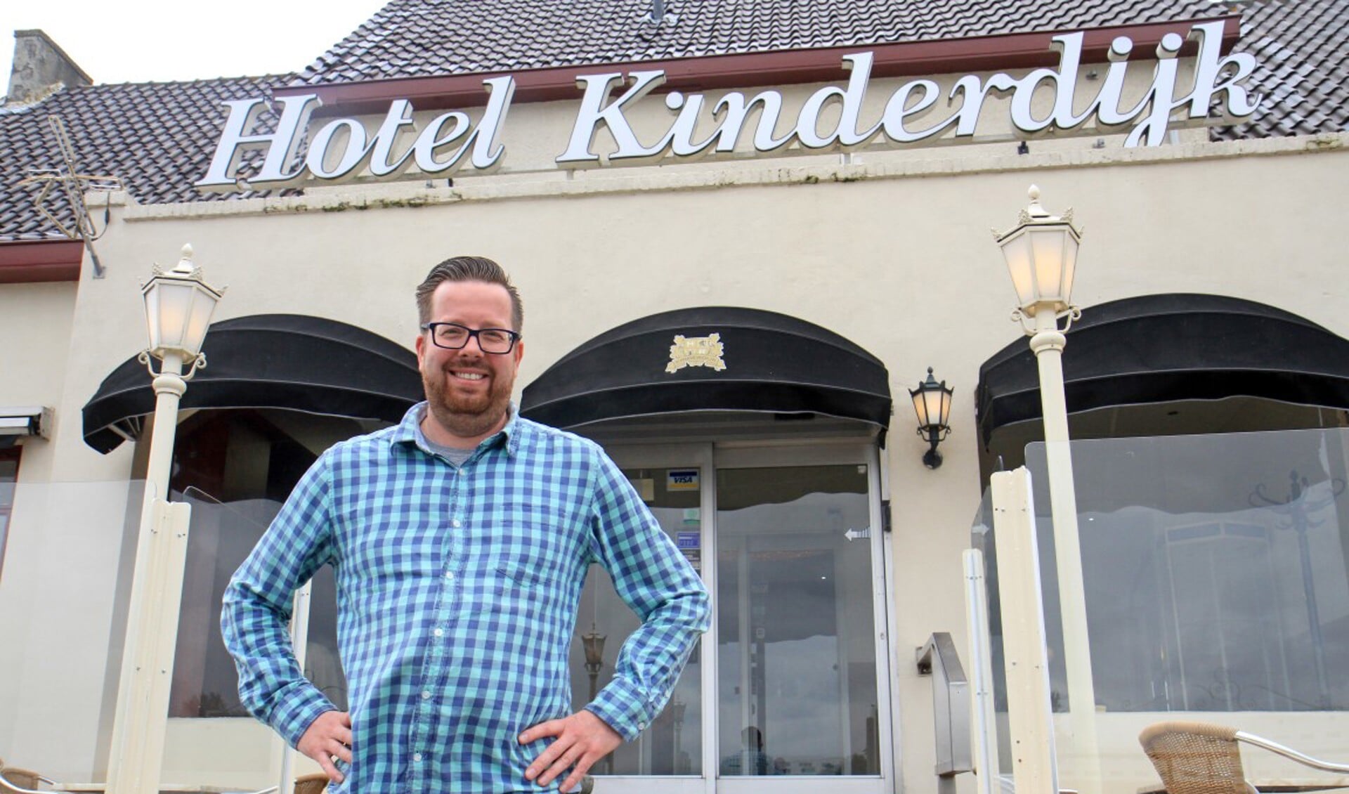 • Marco Jansen bij Hotel Kinderdijk. Foto: Peter Stam