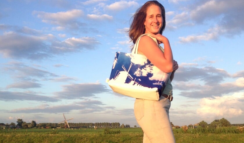 • Lisanne Addink met de Molenshopper.