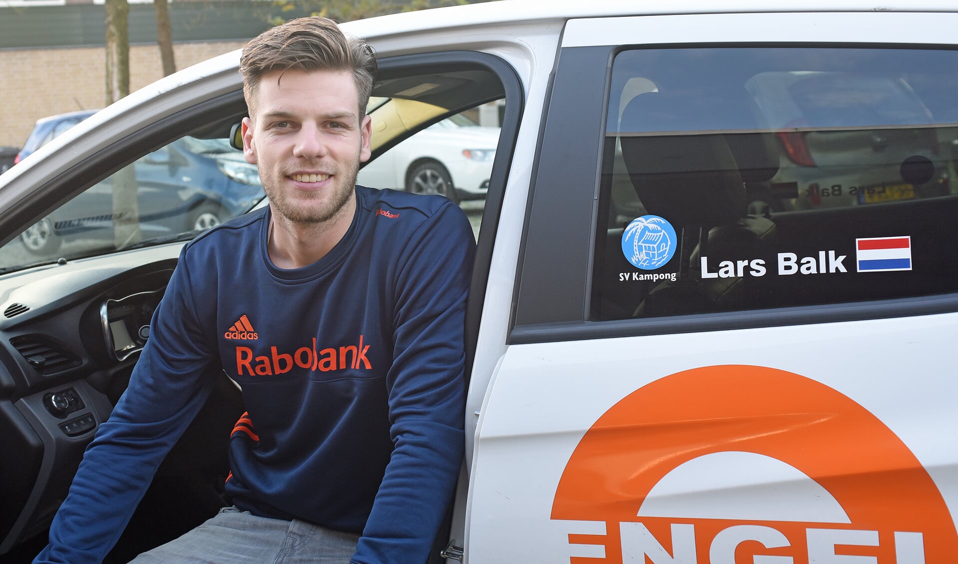 • Lars Balk is blij dat hij met Oranje mee naar India mag.