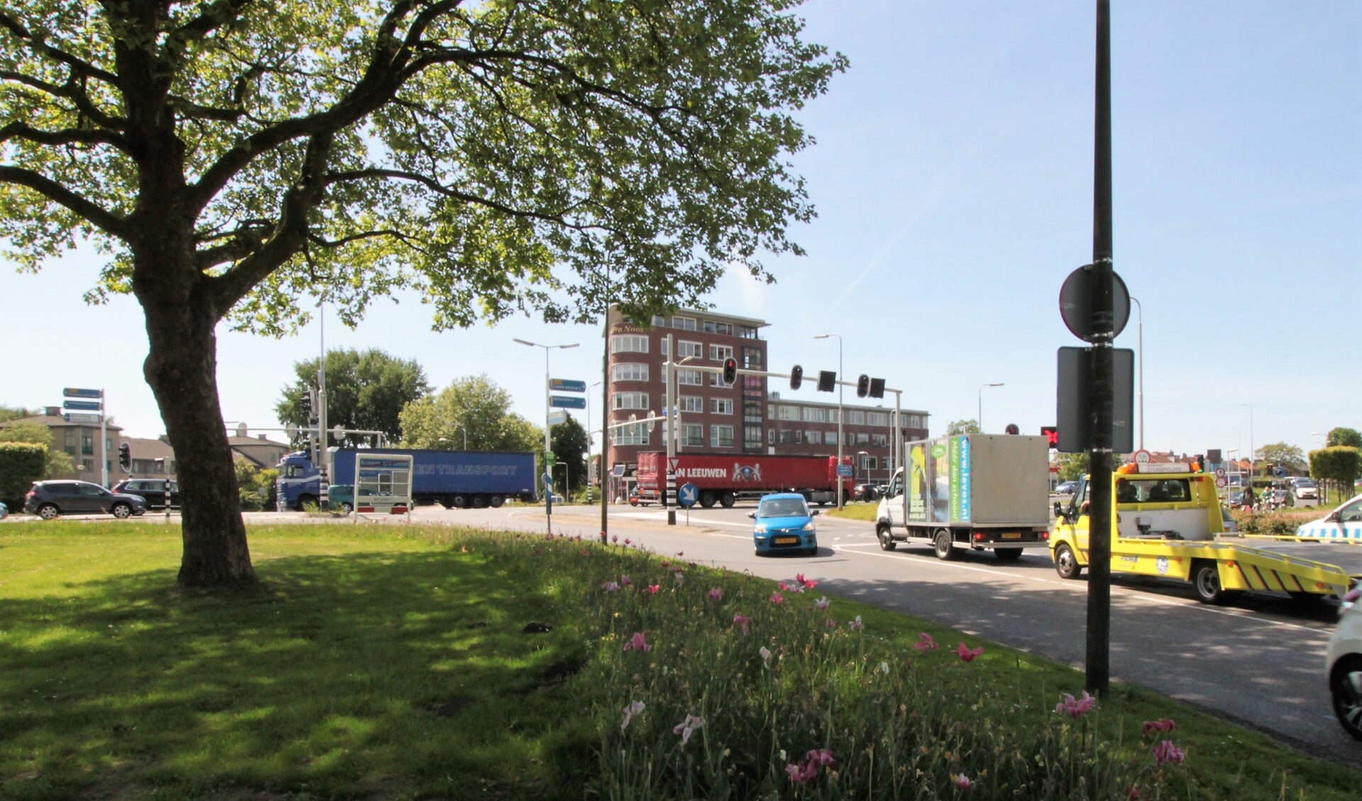 • De grote kruising bij Krimpen aan den IJssel.