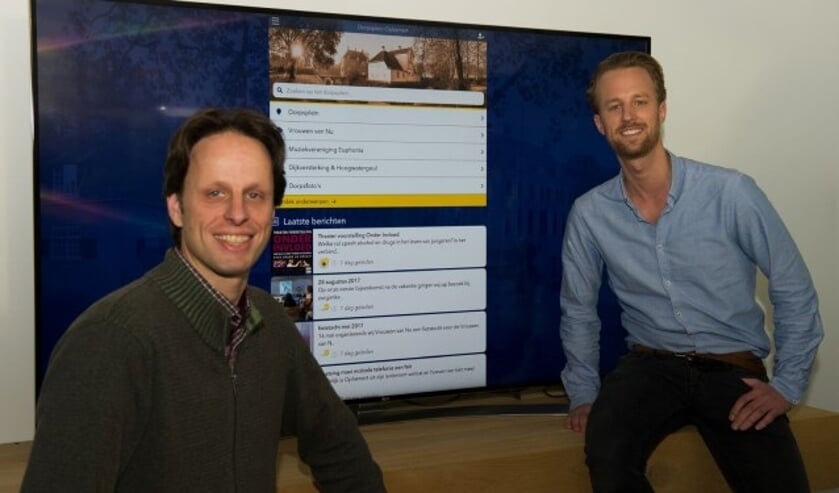 Jens Kleinhout en Stefan Potuit leveren van uit hun vakgebied graag een bijdrage aan de leefbaarheid van de dorpen in Neerijnen. Zij verwachten veel van de nieuwe website.