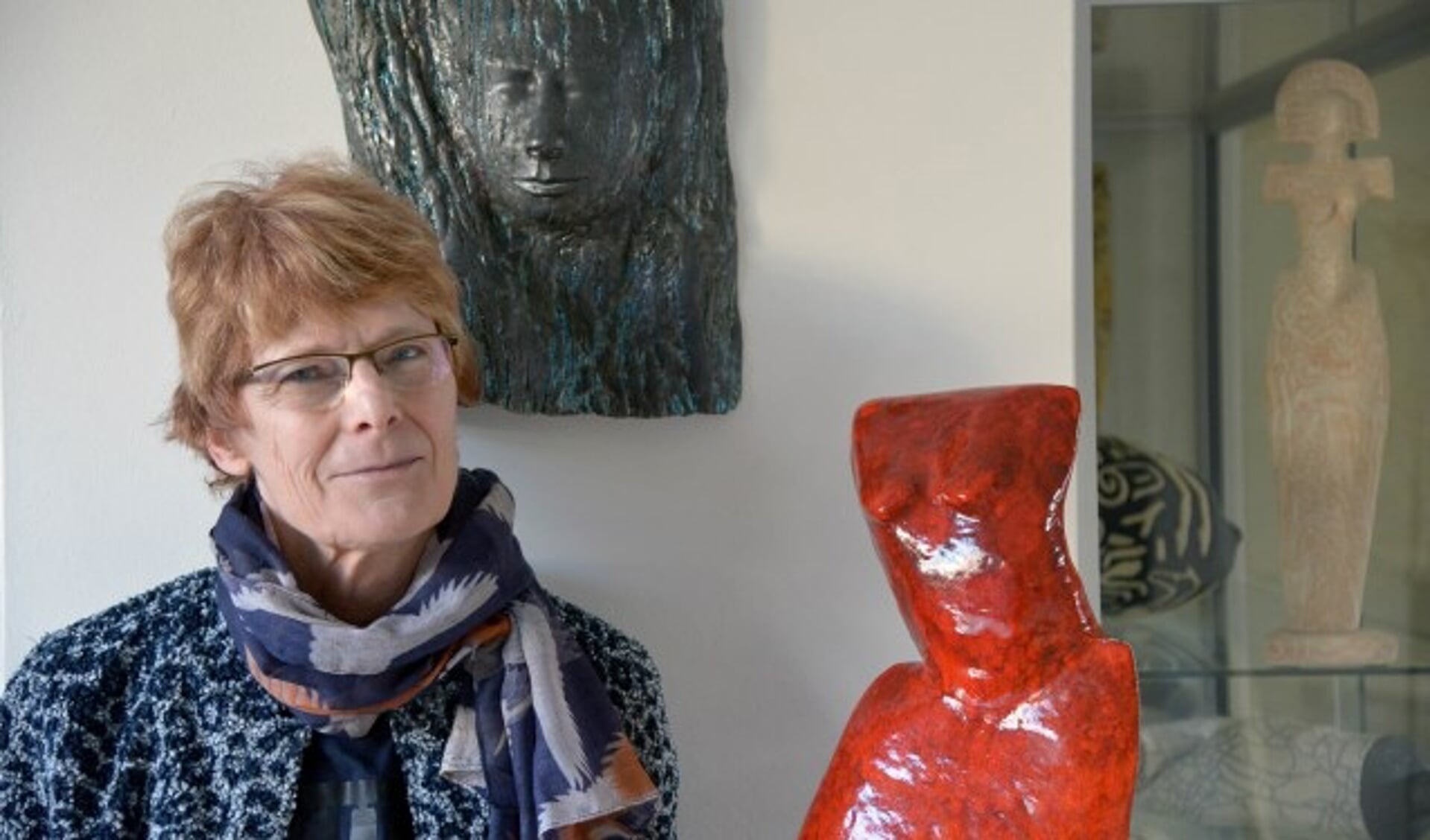 Heleen van Nieuwland is één van de keramisten die meedoet aan de Landelijke Keramiekdagen. (Tekst + foto: Paul van den Dungen)
