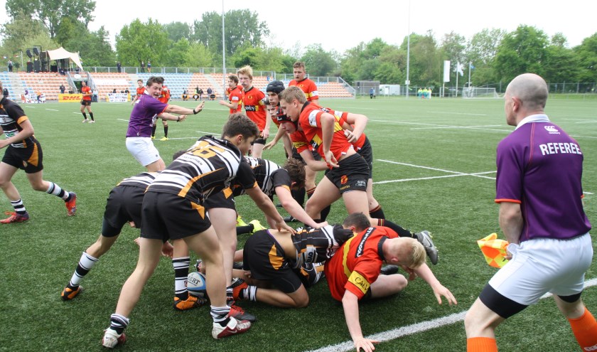 • De teams in de finale waren tegen elkaar opgewassen.