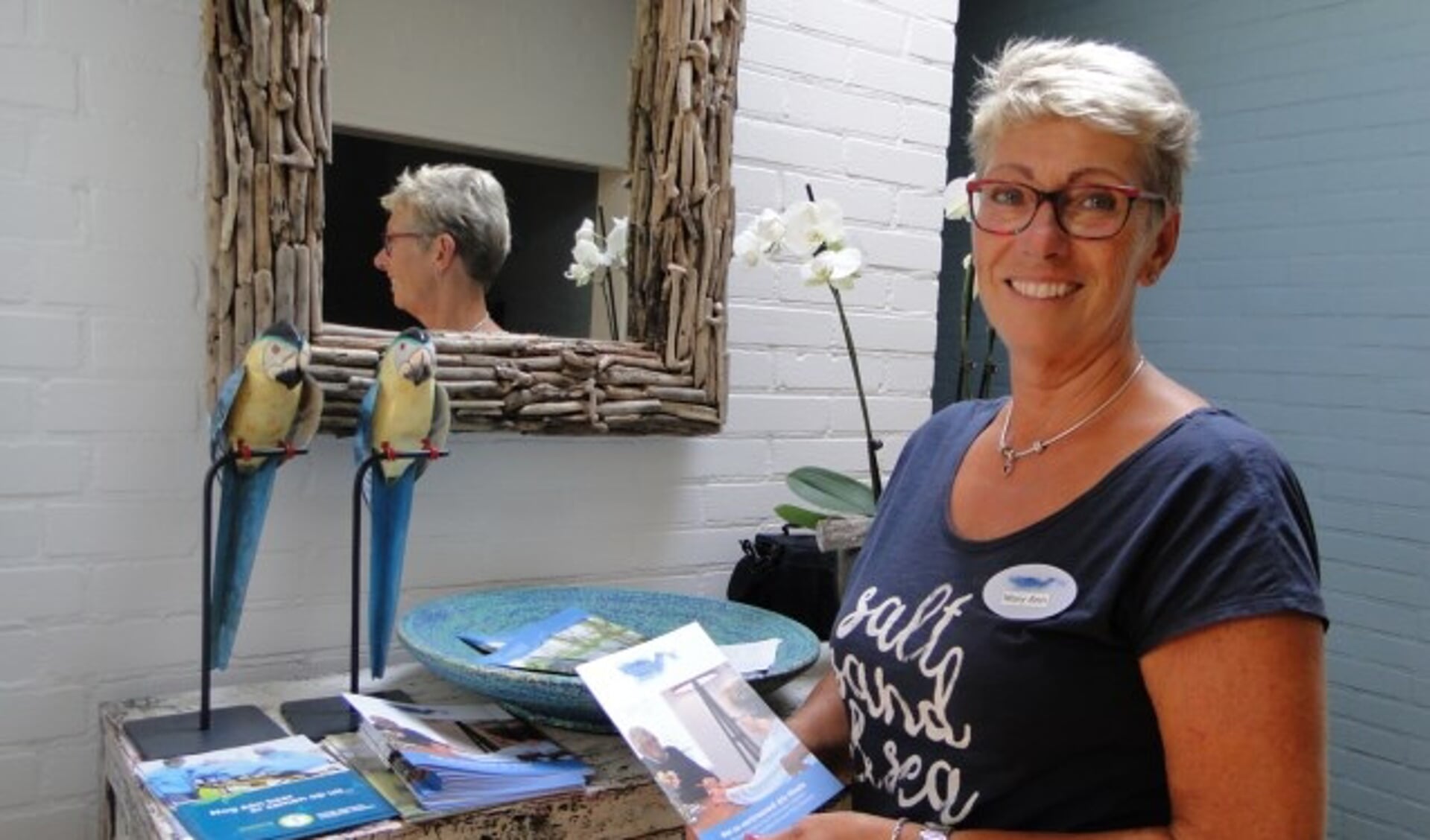 Mary-Ann Eijs is binnenkort de nieuwe coördinatrice van Hospice Oudewater. Per 1 augustus neemt zij het roer over Caroline de Boer, die naar het grotere hospice De Mantelmeeuw in Woerden vertrekt. (Foto: Margreet Nagtegaal)