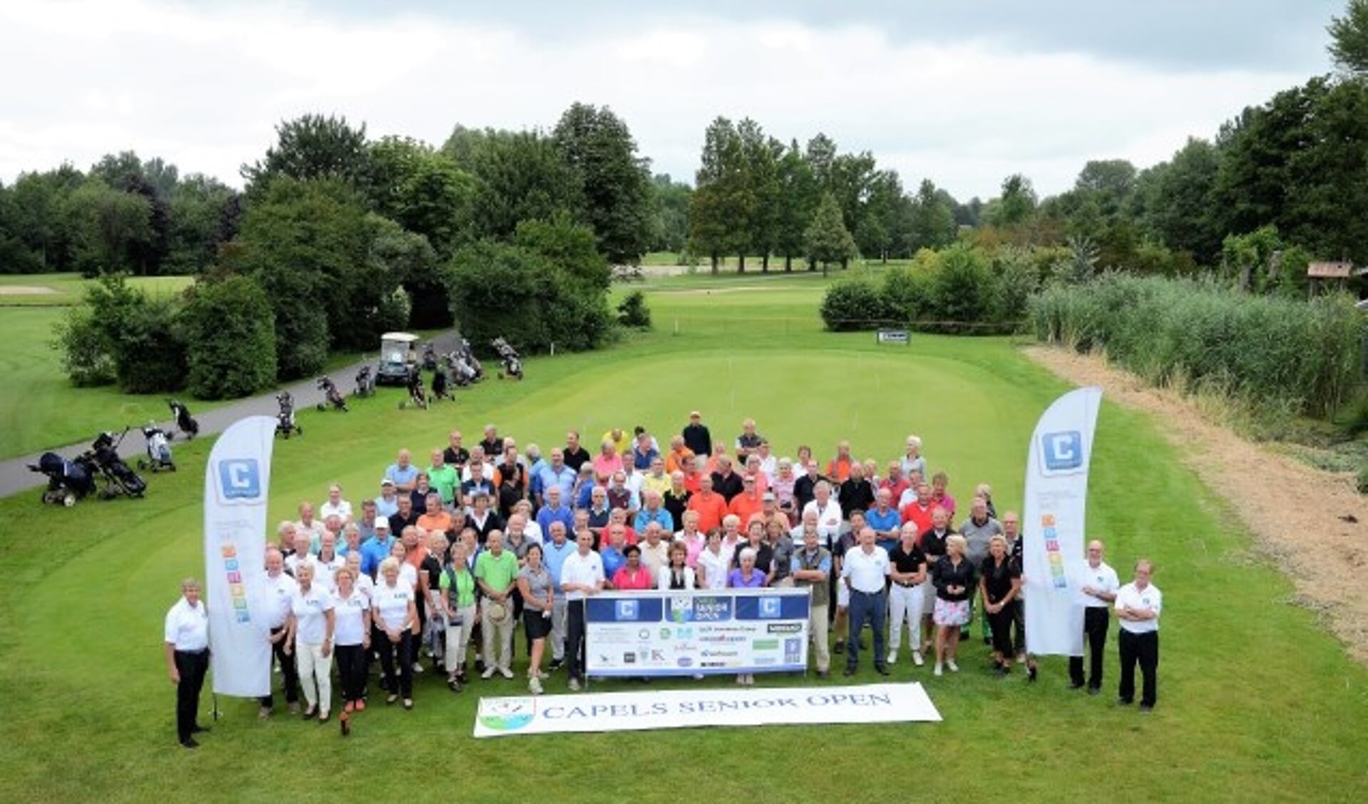 Voor de zevende keer werd het nationale Capels Senior Open gespeeld op de golfbaan van G&CC Capelle aan den IJssel.
