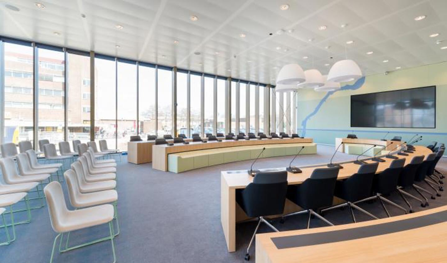 • Raadszaal in Krimpen aan den IJssel.