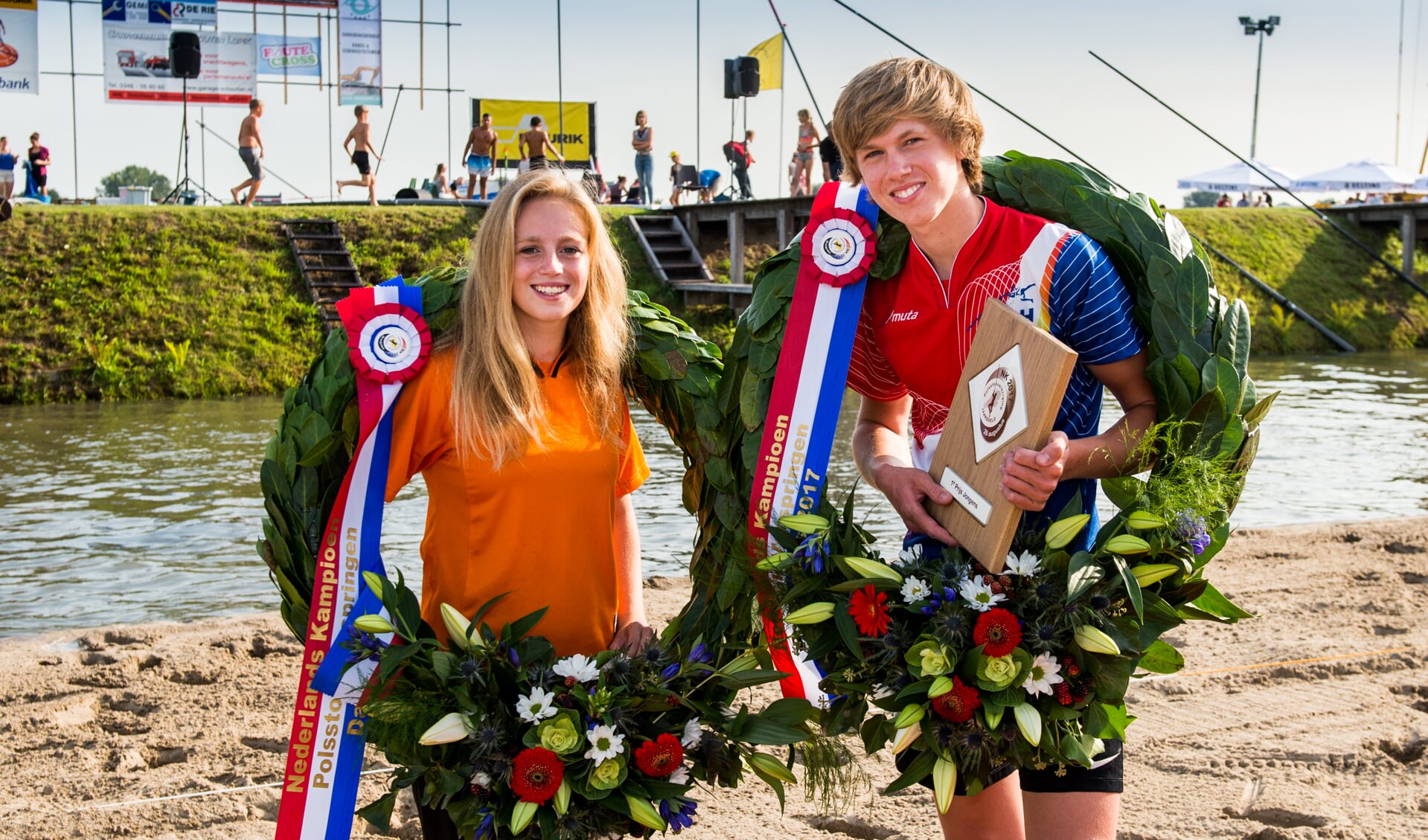 • Broer en zus Fabiënne en Reinier Overbeek uit Polsbroekerdam werden beiden Nederlands kampioen.