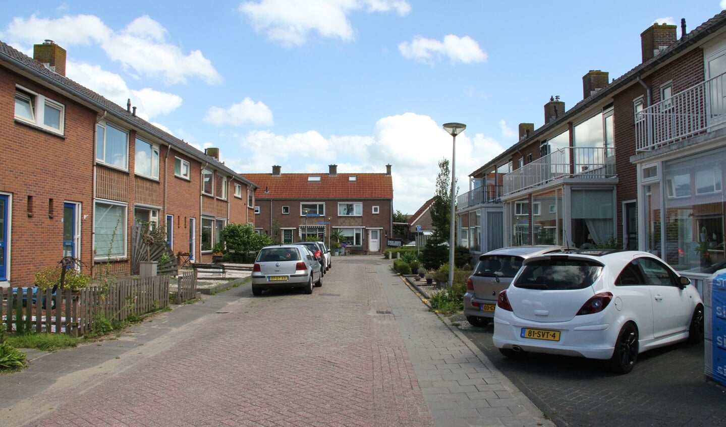 • De Prinses Beatrixstraat in Oud-Alblas. Er zijn grote verschillen tussen de hoeveelheid groen in wijken.