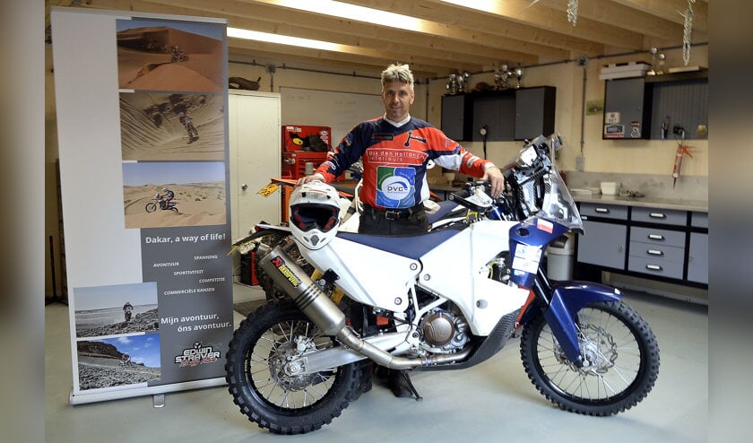 Edwin Straver neemt als 'kistrijder' deel aan de 40e Dakarrally.