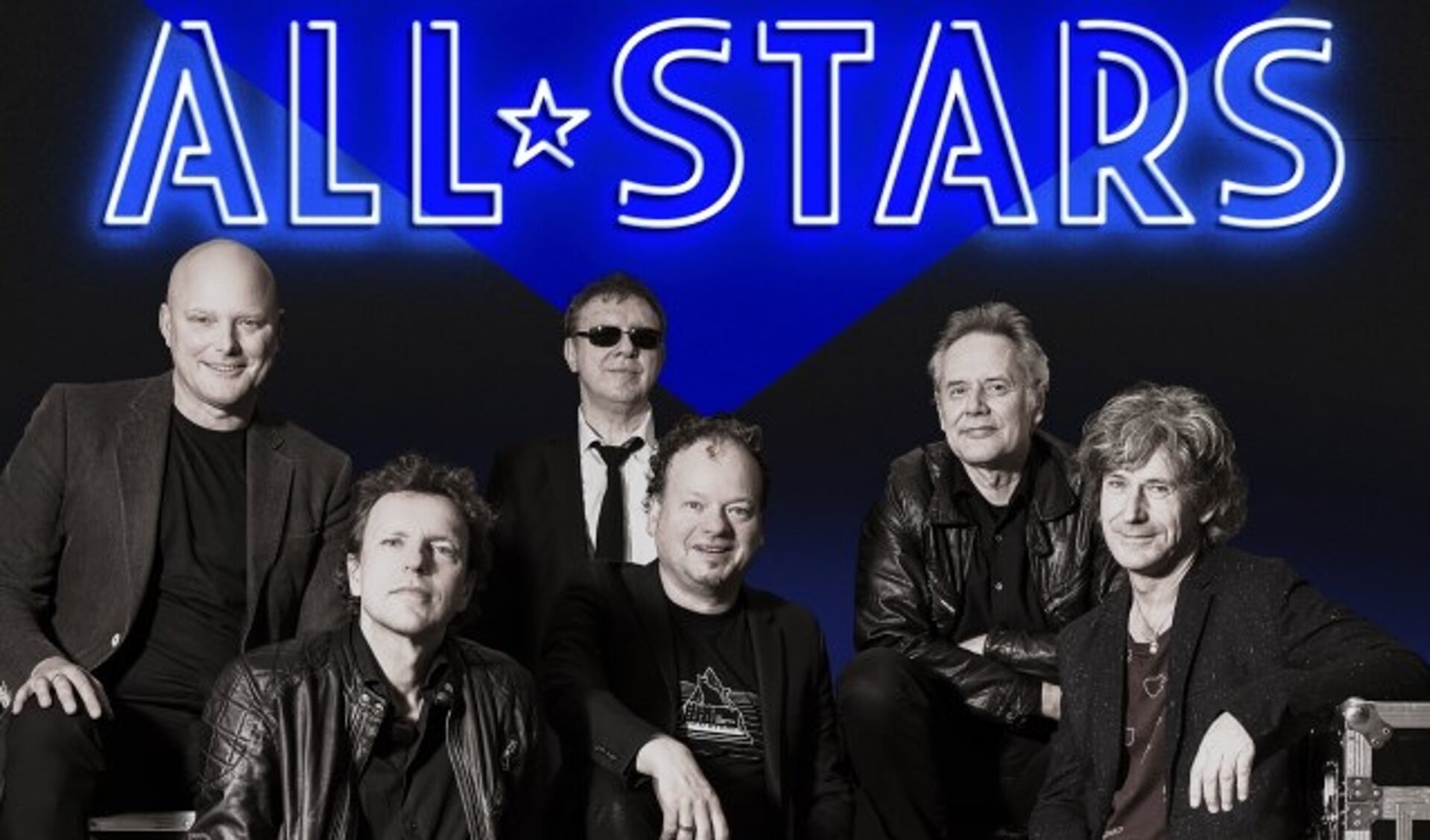 Nederpop Allstars met onder andere Henk Temming en Eric Mesie.
