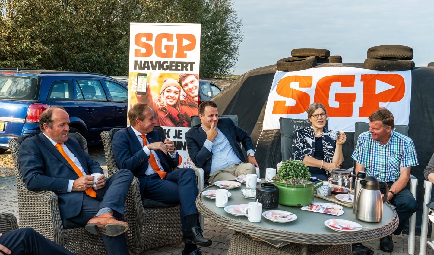 SGP leider Kees van der Staaij bezoekt Vijfheerenlanden