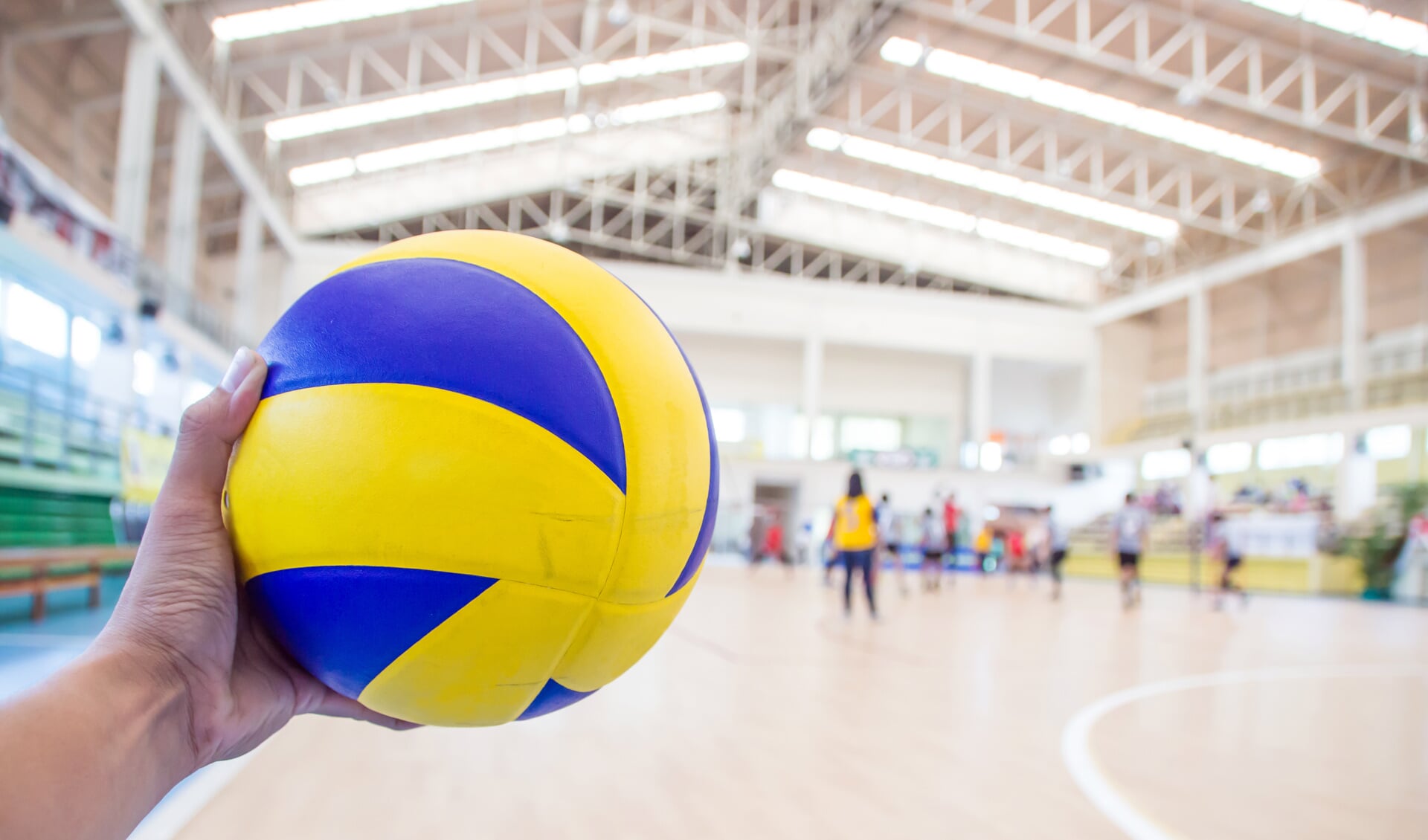 • WHV geeft trainingen aan startende volleyballers. 