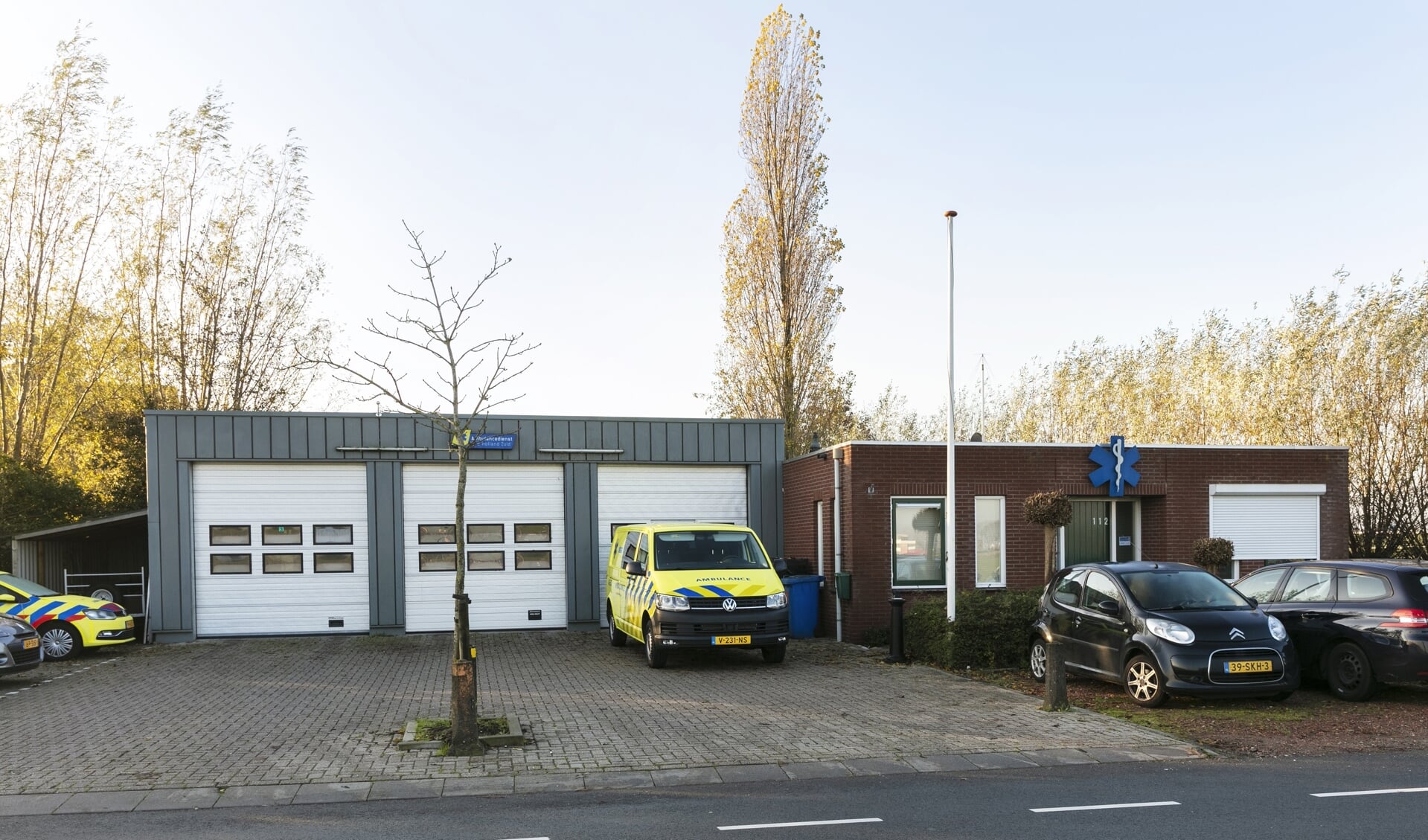 • De huidige ambulancepost in Meerkerk.