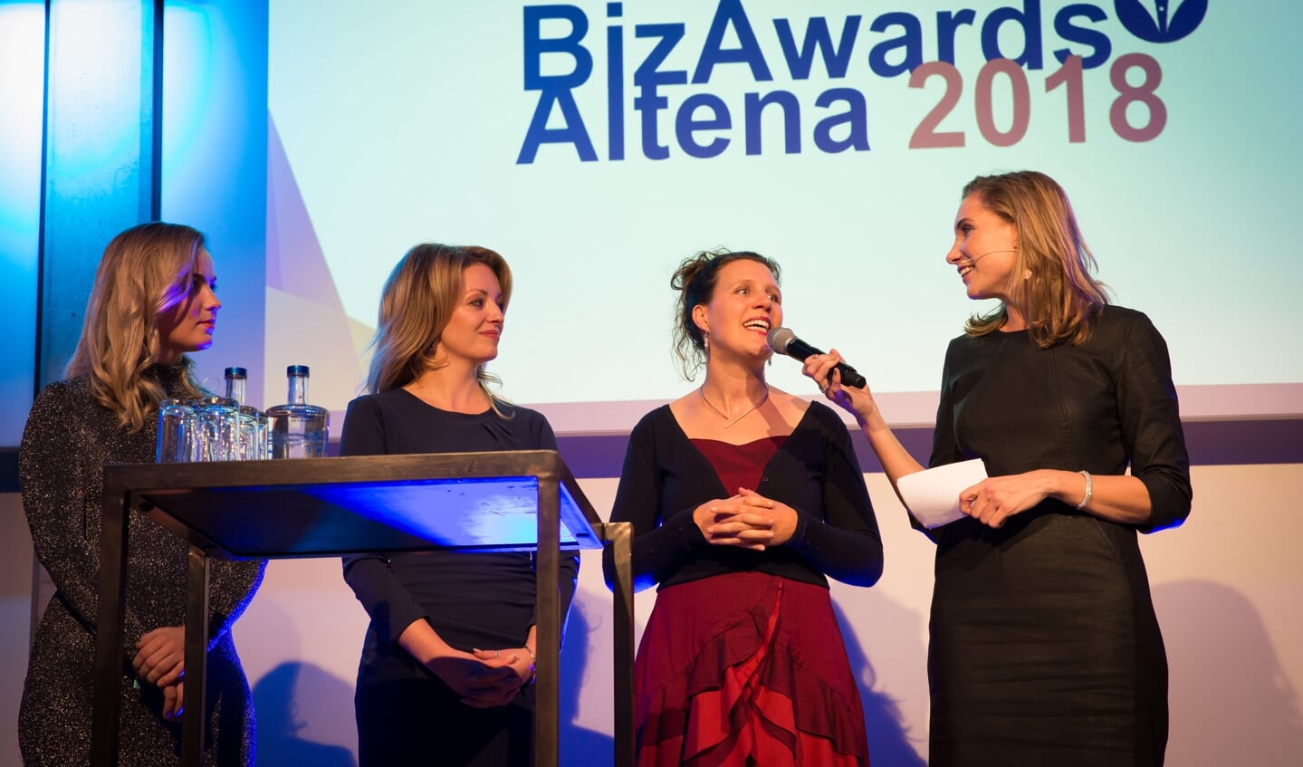 De genomineerde starters van het jaar: Gerlinda van der Stelt, Sandy Spiering en Lonneke Kikkert. 