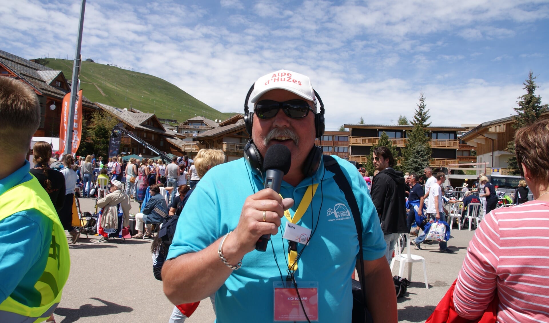 • Nico Dullaart, één van de gezichten van Radio d'HuZes. Volgend jaar juni is hij vrijwel zeker weer present tijdens Alpe d'HuZes, maar dan onder de noemer van RTV Krimpenerwaard.