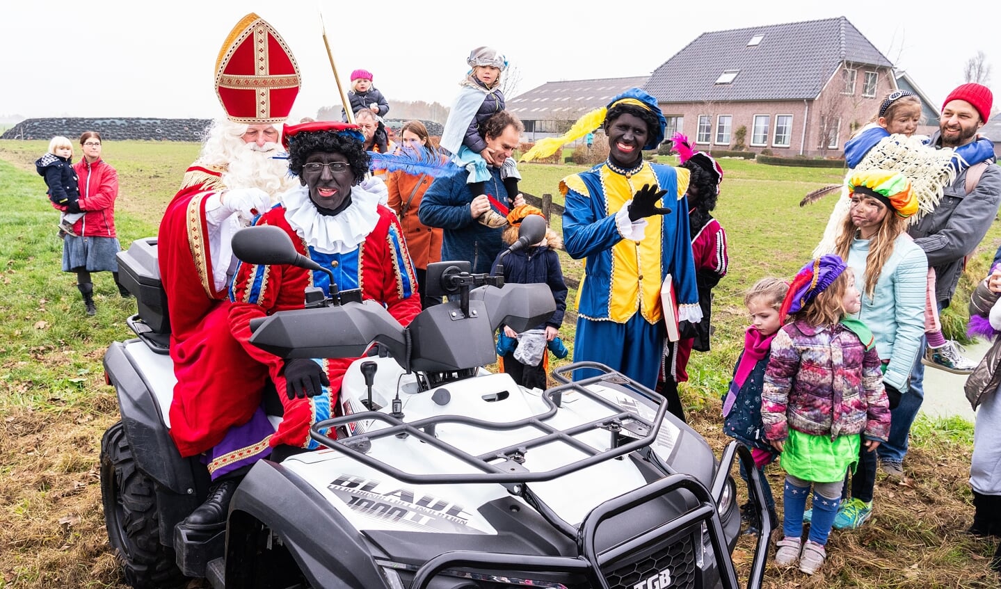 Sinterklaas in Everdingen geland
