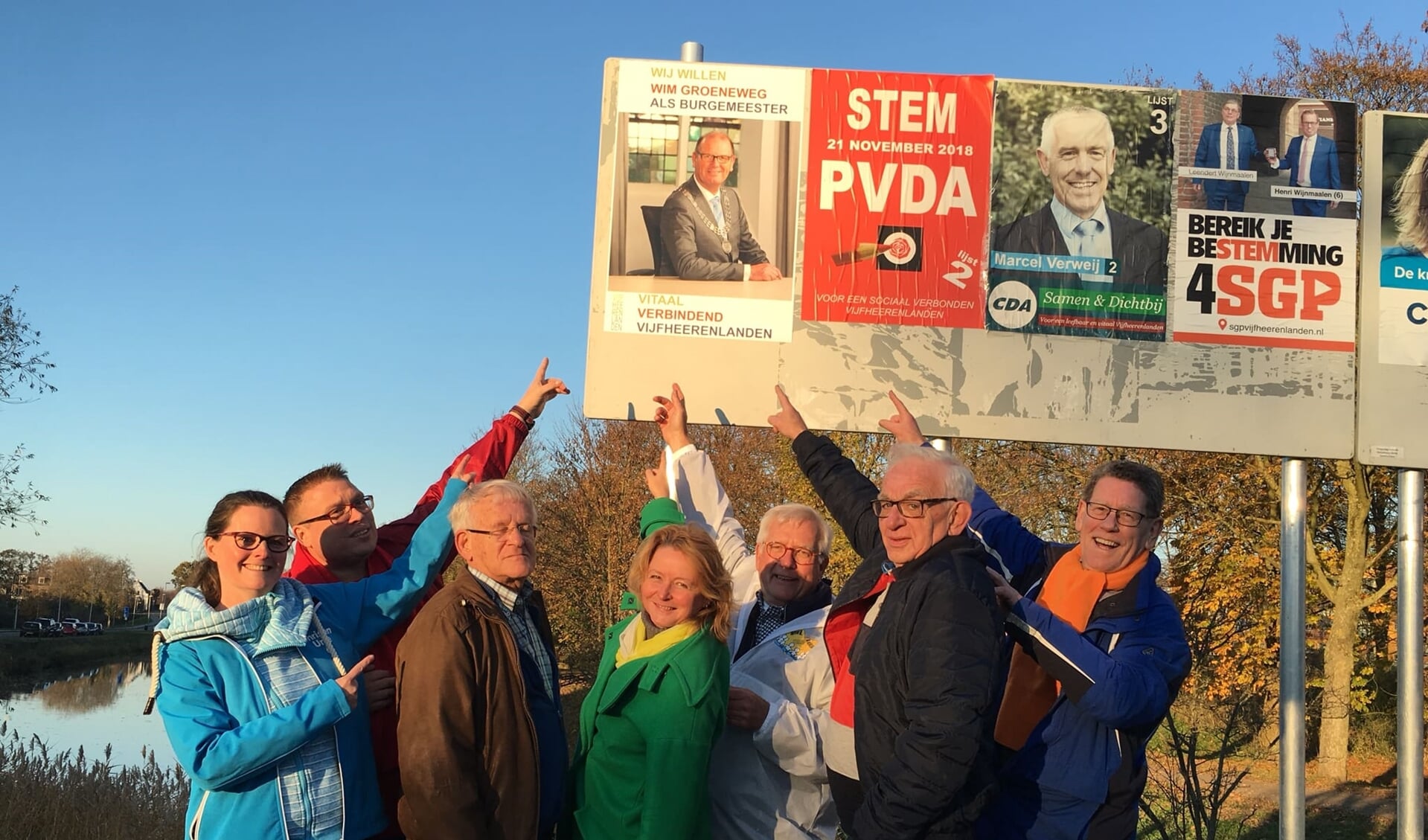 • Politiek Vianen steunt burgemeester Groeneweg.