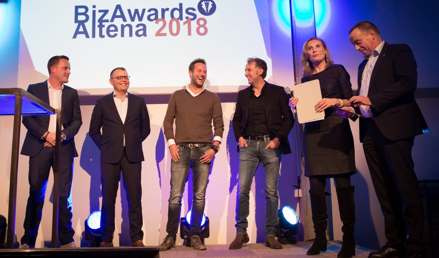 De genomineerden voor de ondernemer van het jaar: Werkina, PT Creations en De Rooy Hoveniers.
