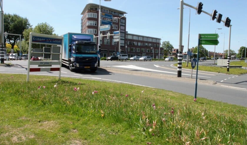 • De grote kruising bij Krimpen aan den IJssel.