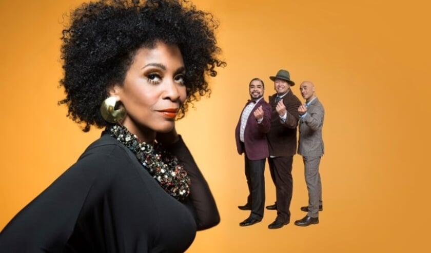 Lucretia van der Vloot laat met haar soulvolle stem de beste nummer van Gladys Knight klinken in het Isala.