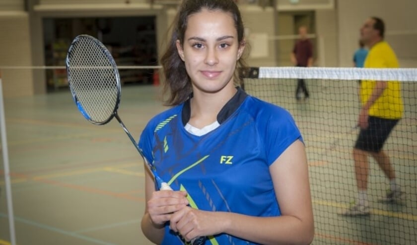 Aparna Schulze-Dash van badmintonclub Schollevaar. (Foto: Wijntjesfotografie.nl)