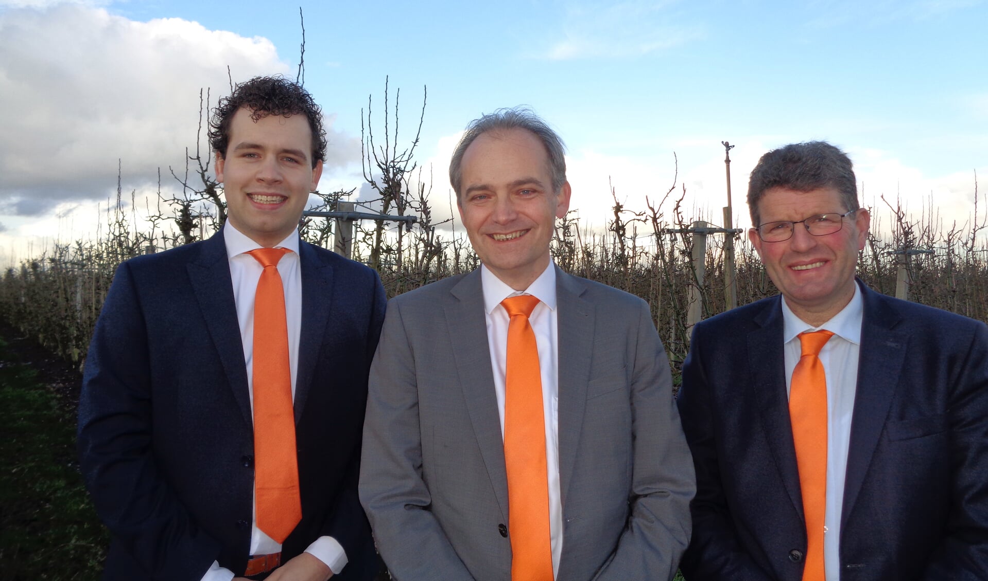 • V.l.n.r.: Daniël Verheij, Arie Schep en Jan-Willem Benschop. 