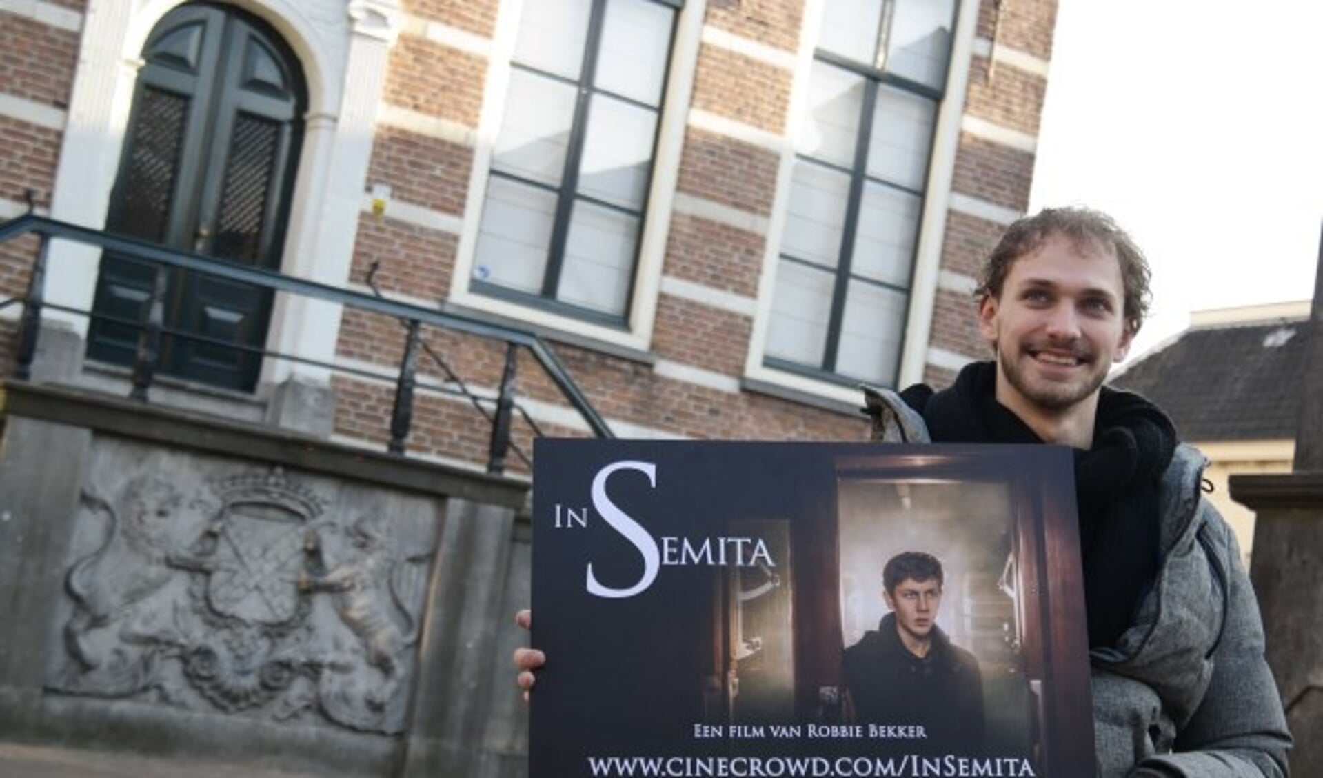 Robbie Bekker zoekt de laatste financiële bijdragen voor zijn afstudeerfilm aan de HKU. (Foto: Bart Rietveld)