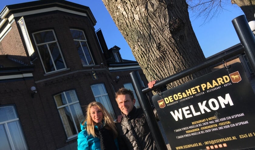 • Charlotte van Brenk en Mathieu Goedhart bij De Os & Het Paard.