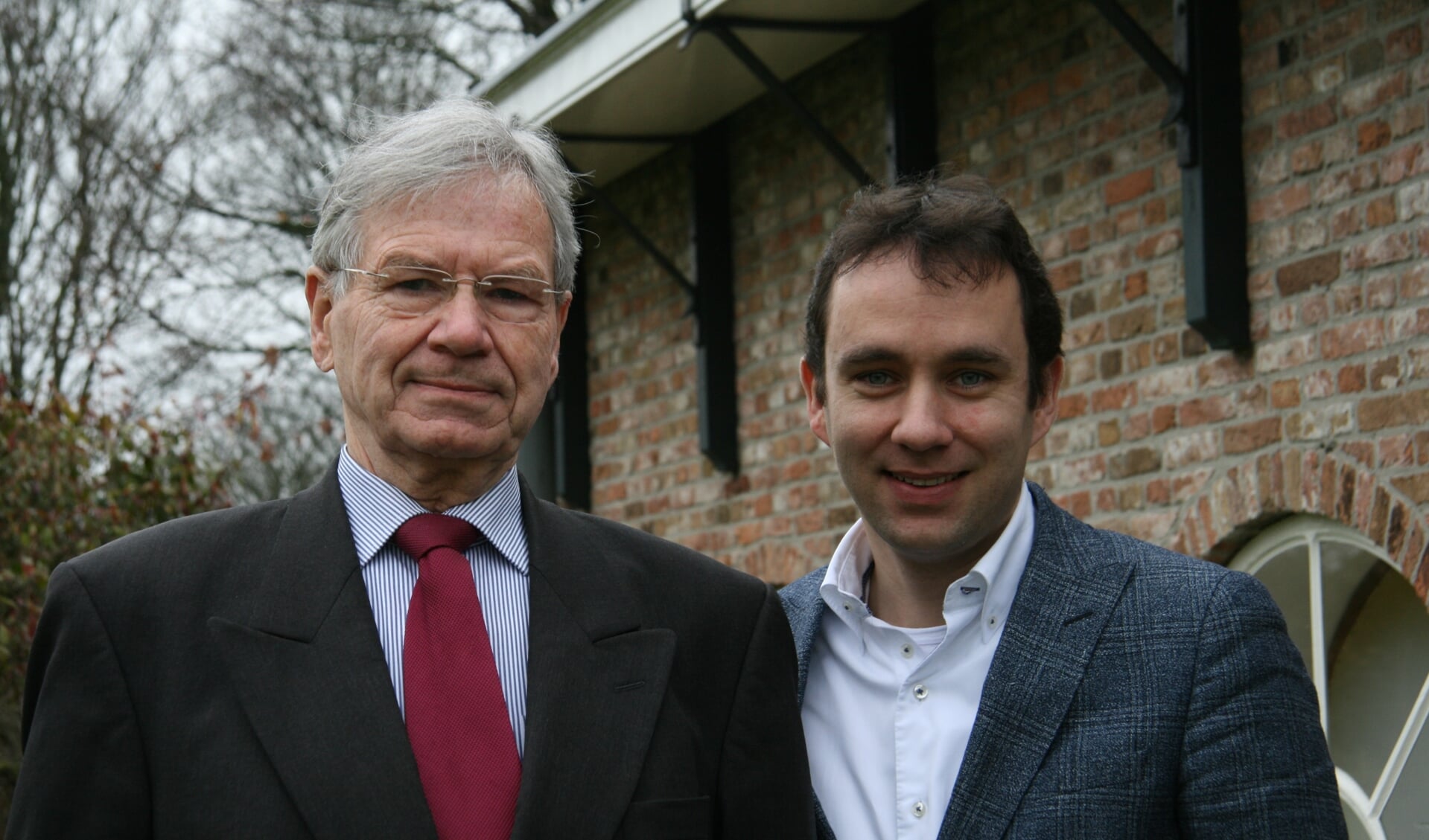 • Wim (links) en Willem Goudriaan.