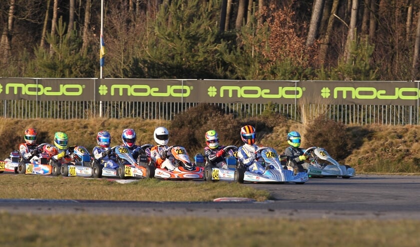 • Woudrichemmer Lars van Vark in actie.