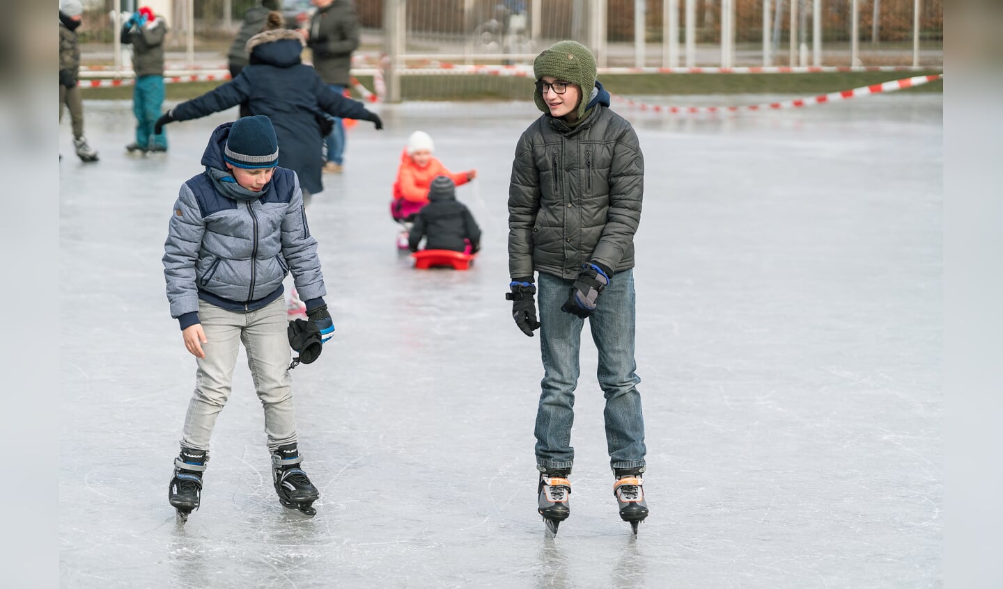 Schaatspret in Leerdam