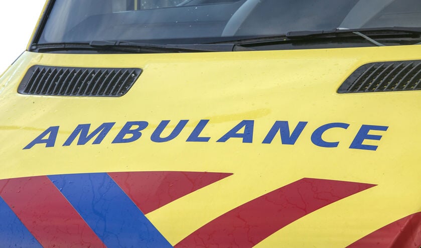 • De motorrijder werd ter controle naar het ziekenhuis gebracht.