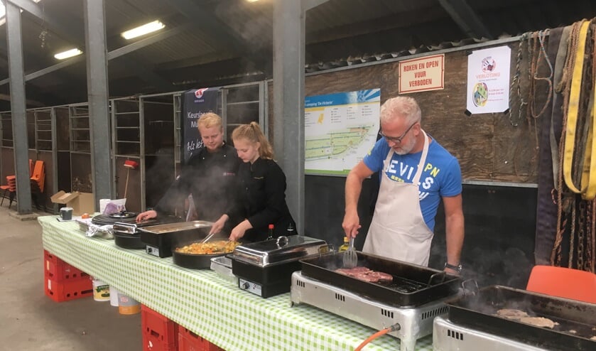 Koken voor Kika op camping De Victorie in Meerkerk