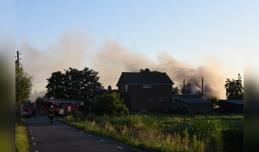 • Schuurbrand vrijdagavond in Stolwijk.