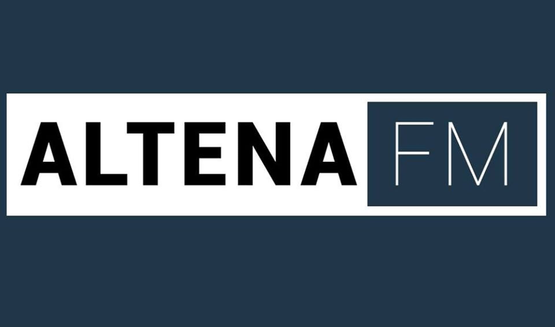 Het logo van Altena FM.