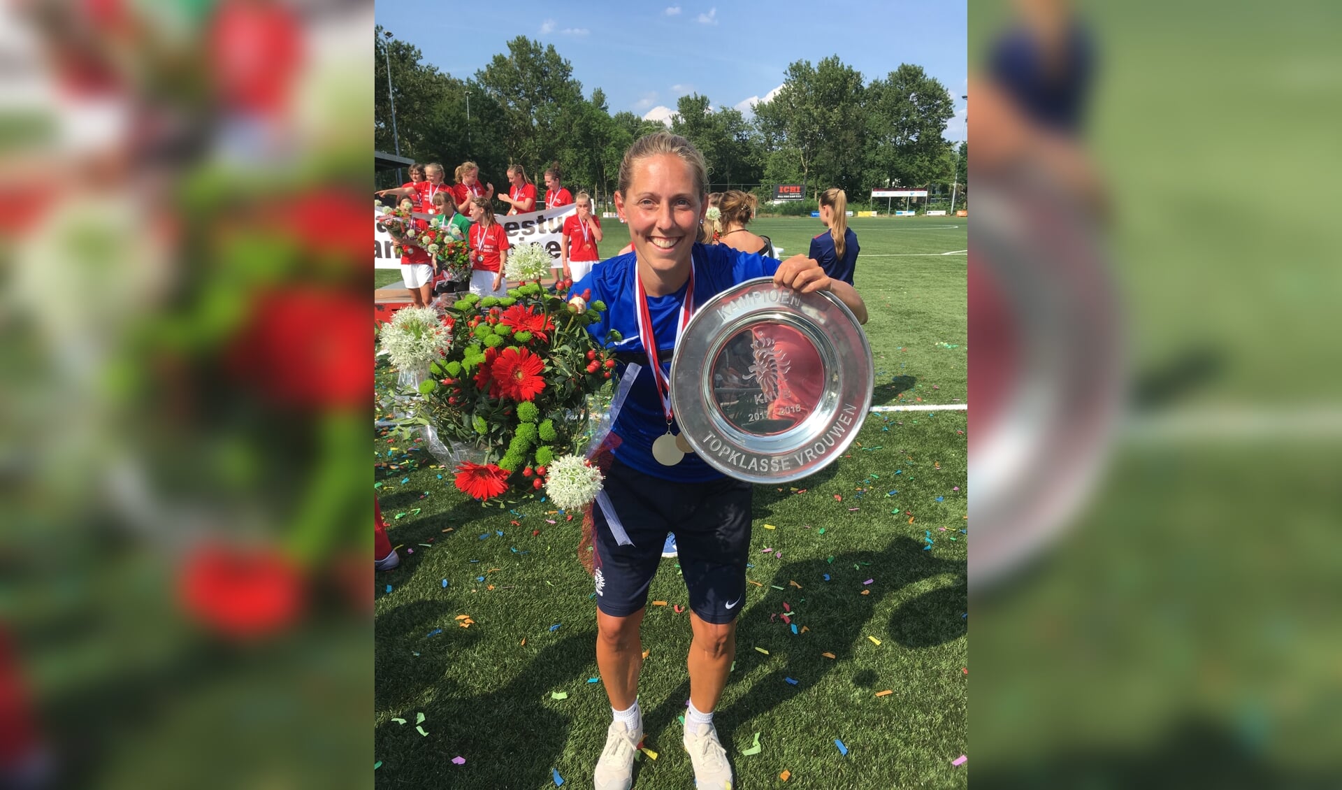 • Janneke Bijl werd met Saestum kampioen van de topklasse. 