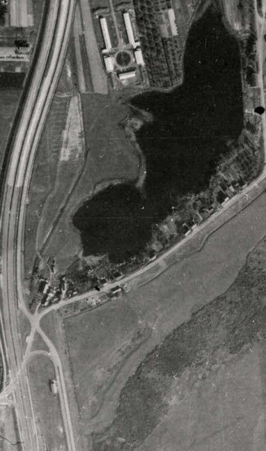 • Het kamp te Hedel (midden boven) – september 1944.